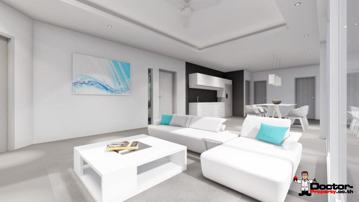 New 3 Bedroom Pool Villas, Sea View - Bo Phut, Koh Samui - For Sale